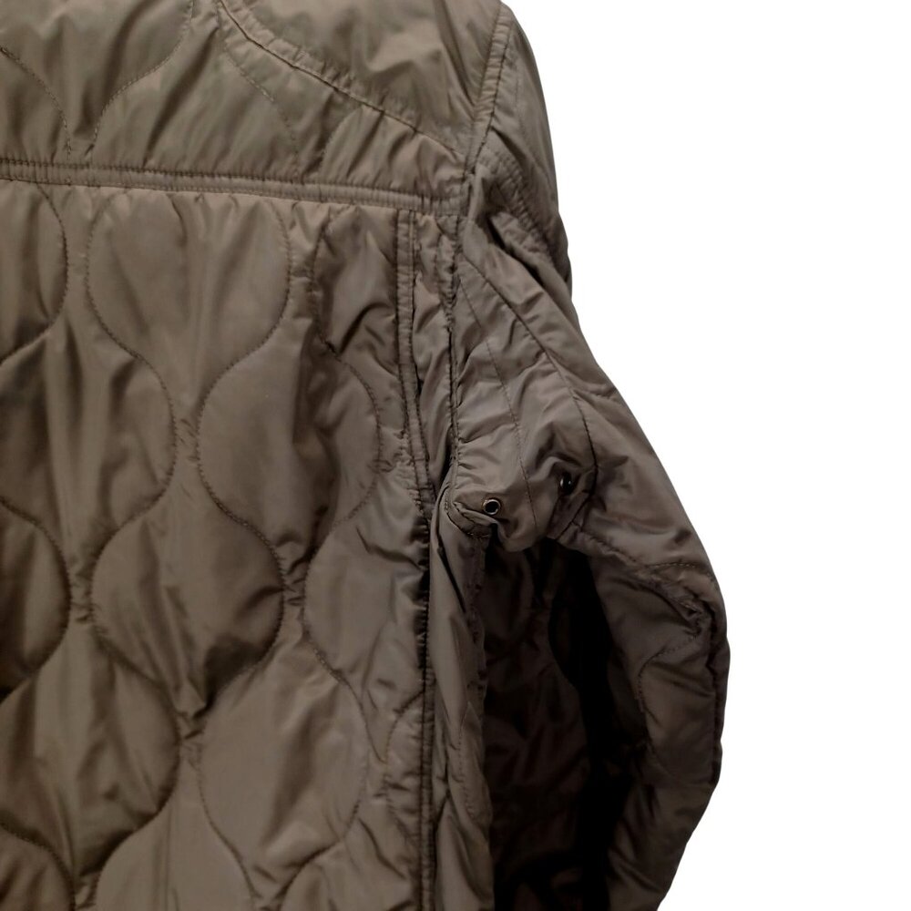 Chore Coat Grayers Andrew Quilted Jacket Mens Large Olive Green Corduroy Collar - Picture 12 of 16